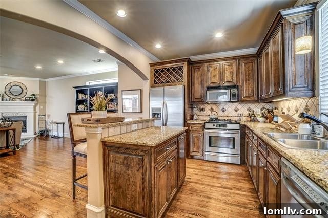 Lakewood Dallas Townhome Interior Living Space