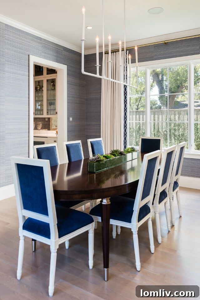 Architectural detail of an elegant hallway or transition space within the new Bluffview Estates luxury home, emphasizing modern lines and bright interiors.