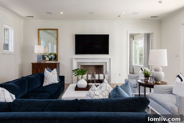 State-of-the-art gourmet kitchen featuring a large central island, high-end stainless steel appliances, and sleek modern cabinetry within a luxury Dallas home.