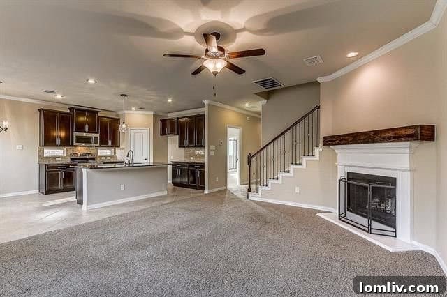 Warm and Inviting Living Area