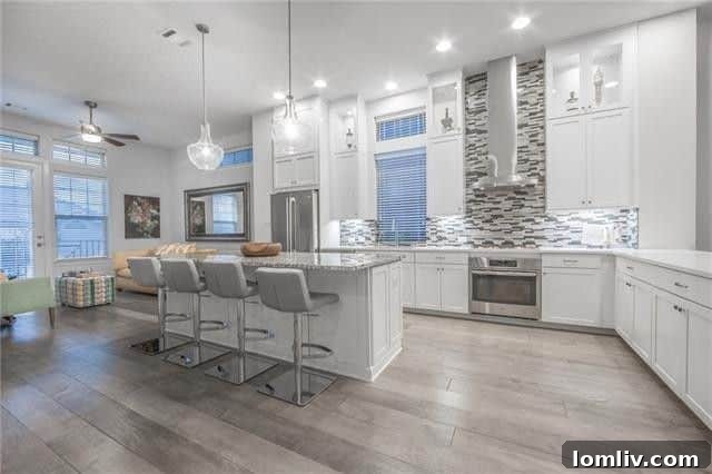 2019 Favorites Expensive Tastes Smart Buys 8 Modern Open-Concept Living Area with Bright Interiors in Dallas Home
