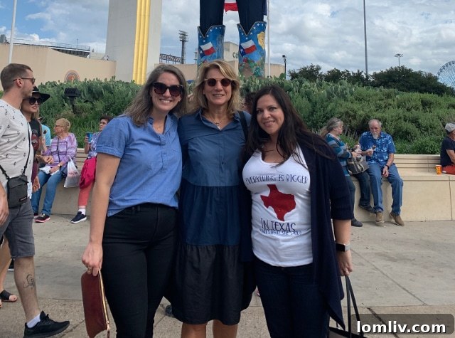 Dallas City Council member Jennifer Gates and her team enjoying the State Fair before the tornadoes hit.
