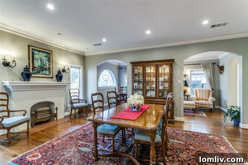 Mary Markey Debuts M Streets Tudor Revival Featuring Pool and Backhouse 3 M Streets Dallas Tudor Revival Homes