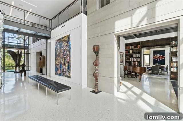 A Phoenix in Glass: Fort Worth's Modern Marvel 4 Interior Gallery Space with Art Collection