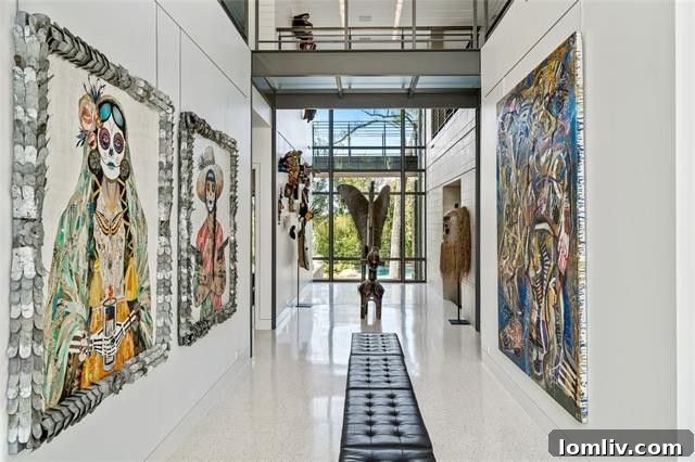 A Phoenix in Glass: Fort Worth's Modern Marvel 5 Architectural Axis and Open Floor Plan