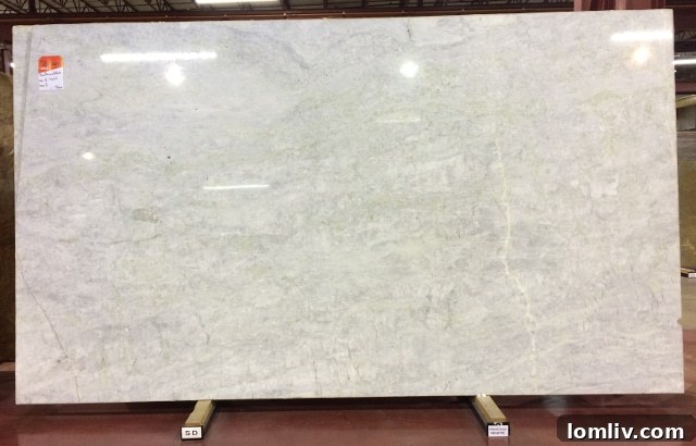 Princess White Quartzite for Sleek Kitchen Countertops