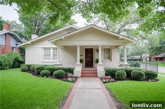 Charming exterior view of 1200 Clover Lane, Fort Worth, showcasing its classic bungalow architecture.