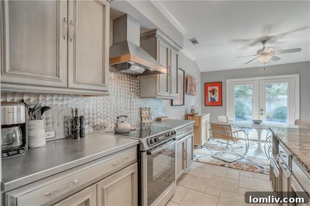 Your Choice: Two Exceptional North Dallas Homes Below $600K 11 Lush private backyard patio in a North Dallas condo