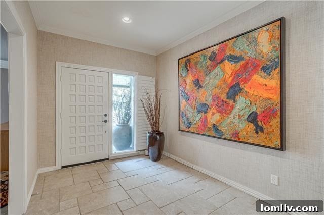 Your Choice: Two Exceptional North Dallas Homes Below $600K 8 Cozy living room in a North Dallas condo with a stone fireplace