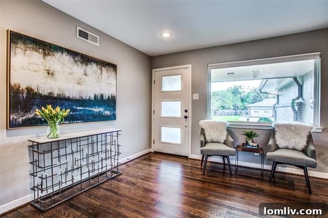 Stylish Open Concept Living Area