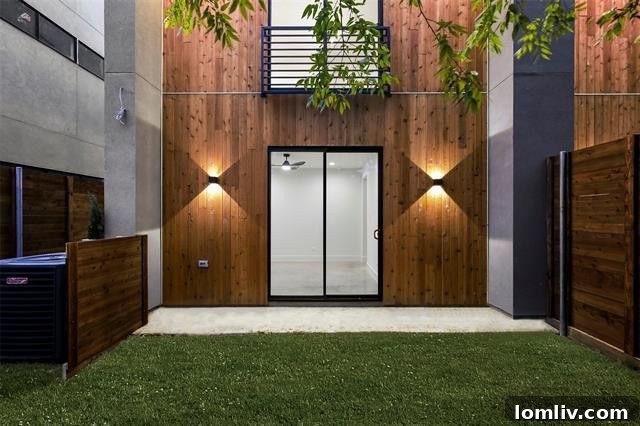 Fresh Finds in Old East Dallas: Open House Delights 7 Private outdoor terrace with fireplace perfect for entertaining in Old East Dallas