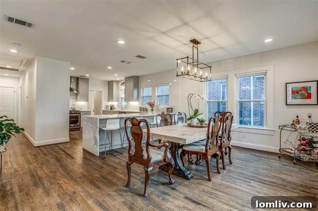 M Streets Dallas Home - Designer Details Throughout