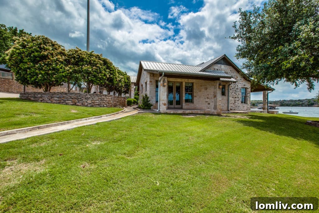 Private Two-Story Dock and Boathouse at Possum Kingdom Lake