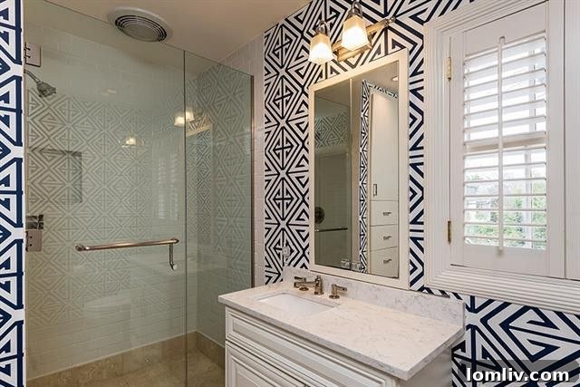 Detailed View of Master Bathroom Vanity