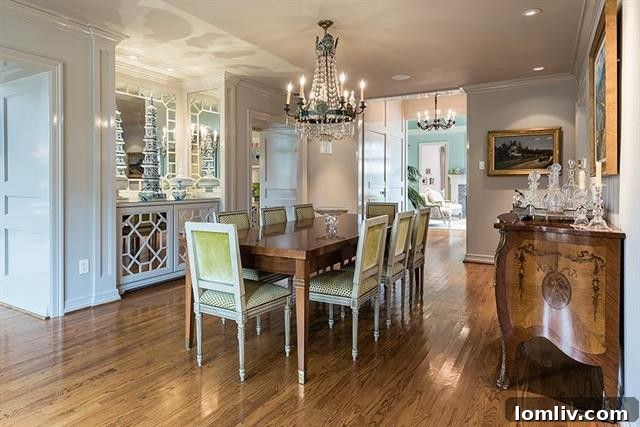 Interior Hallway of Classical Revival Home