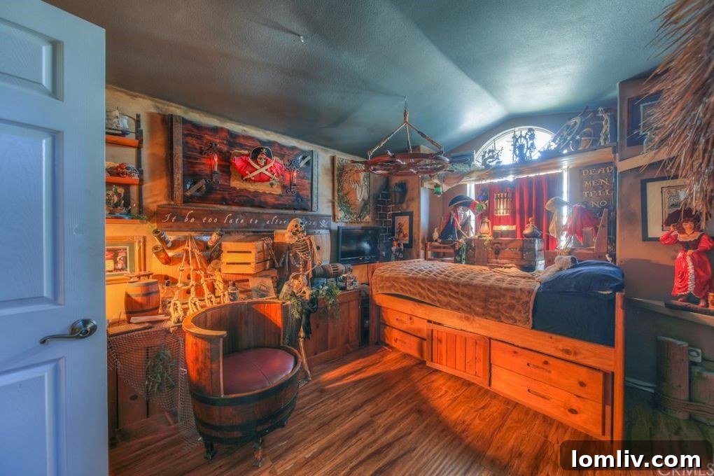 Skeleton Decor in Disney Themed Home - Halloween Inspiration