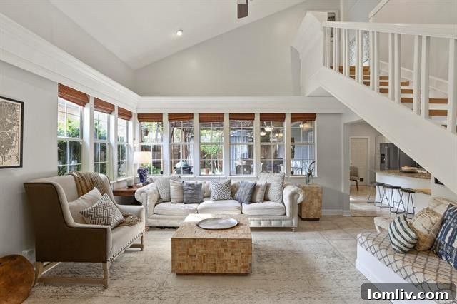 Modern gourmet kitchen with ample counter space and high-end finishes in Caruth Hills.