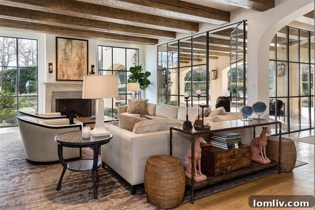 Elegant Living Room with View of Vaquero Landscape