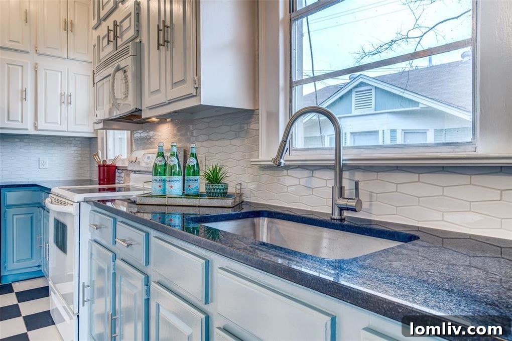 Spacious and well-maintained backyard, ideal for entertaining and outdoor activities at 5605 Worth St.