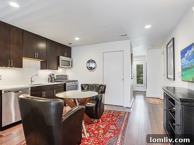 Modern Kitchen with Quartz Counters