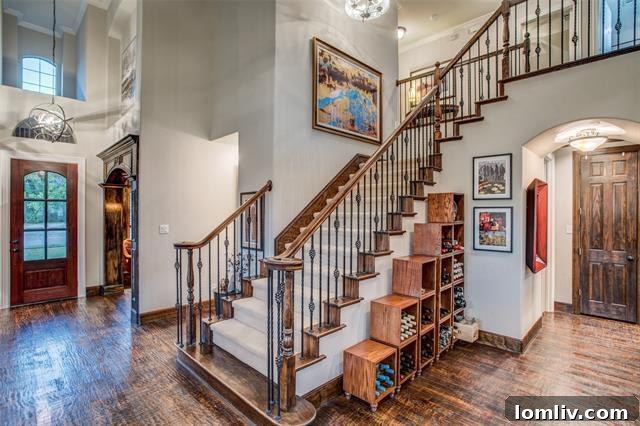Spacious Living Area with High Ceilings Dallas