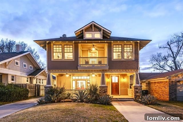 Stately Fairmount Craftsman home exterior with welcoming front porch