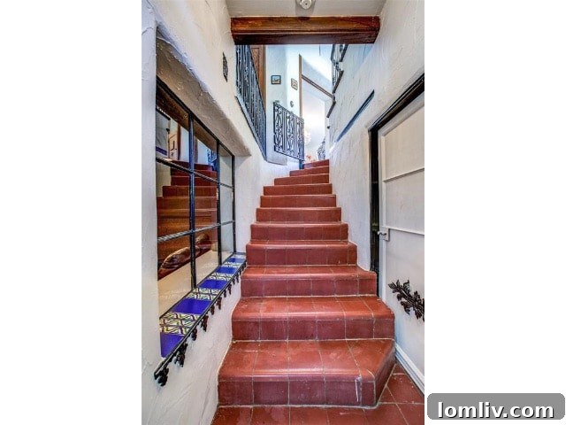 A Spanish Eclectic Reverie at The Forest Hills Cox Estate 13 Bright Bedroom with Private Balcony Access