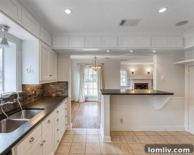 Bright and airy renovated kitchen at 5226 Morningside Avenue, updated in 2005