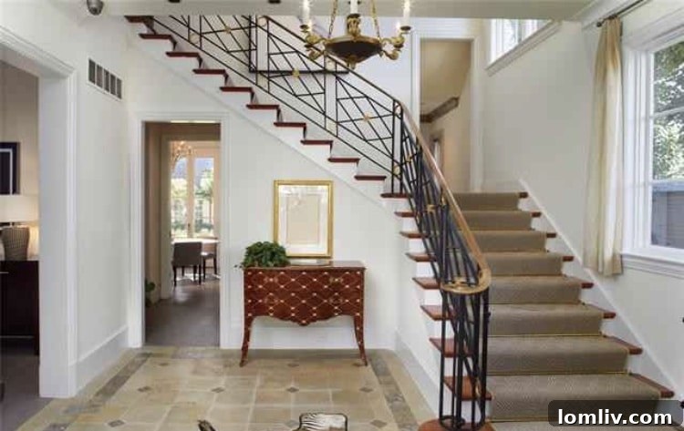 Elegant façade of the Highland Park luxury home, showcasing traditional architecture