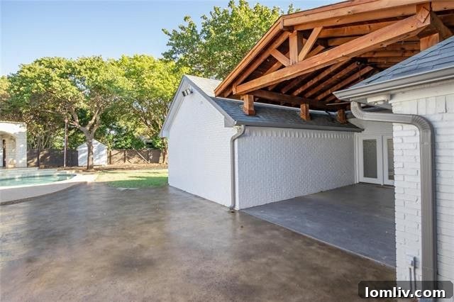 Stunning Backyard Oasis with Pool at 2702 N Carroll Ave Southlake
