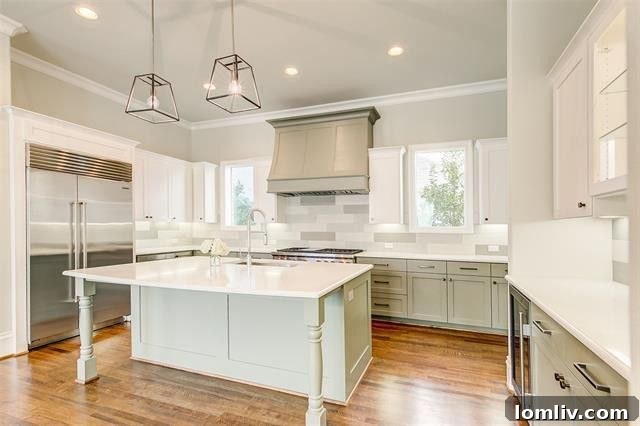 Spacious and Modern Kitchen Design