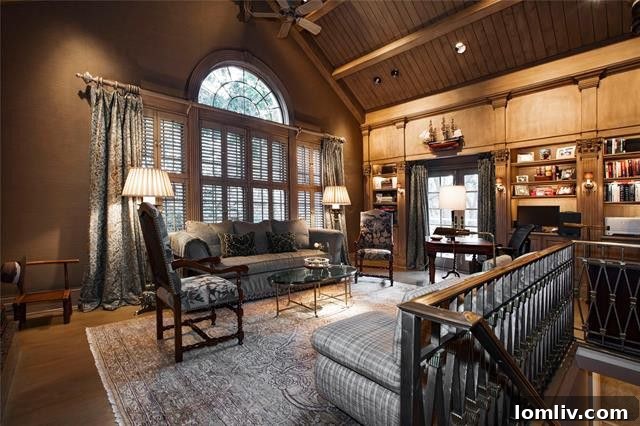 Gourmet Kitchen in English Traditional Dallas Home