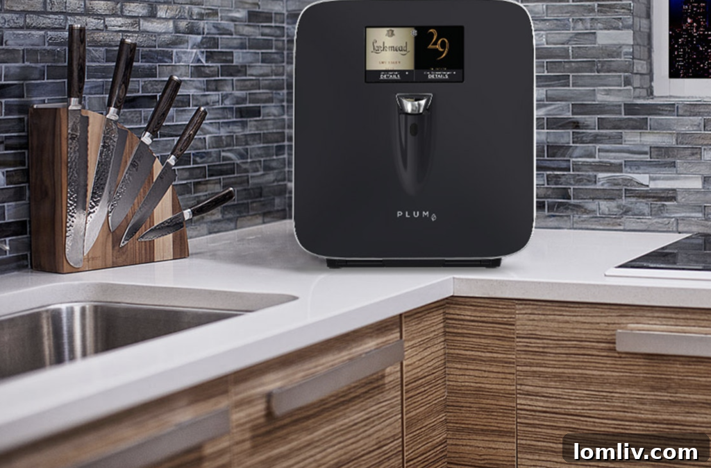The Plum Wine Preservation System lets you keep wine at the perfect temperature, and serve it one glass at a time.