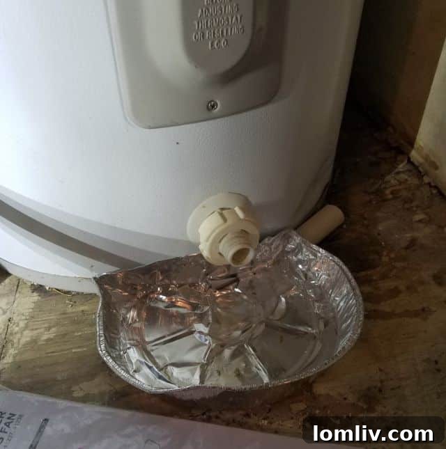 Water Heater Pan Tip