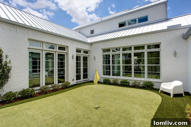 Crafting the Ever-Evolving Quarantine Oasis 7 Practice your golf game at home with a private chipping and putting green.