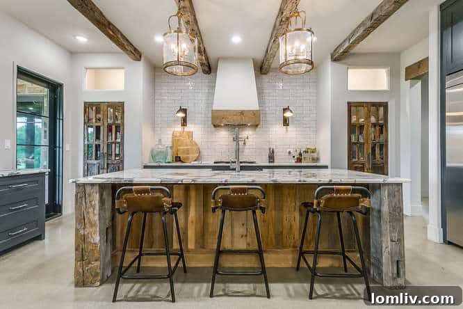 Chef's Kitchen Luxury Ranch - Stainless Steel Appliances