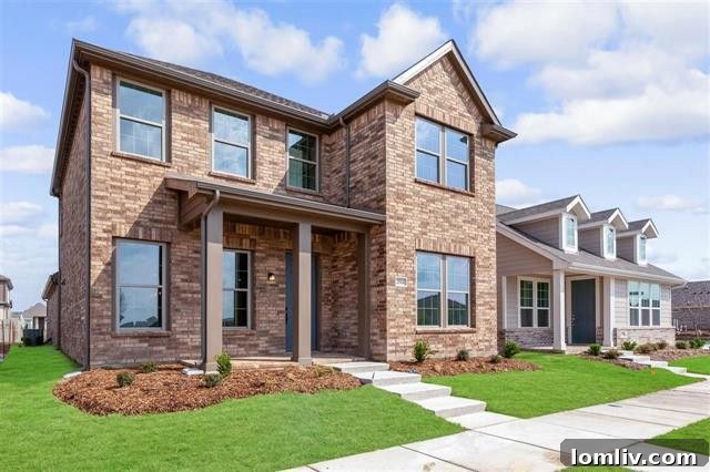 New Ashton Woods Home with Black Kitchen Cabinets