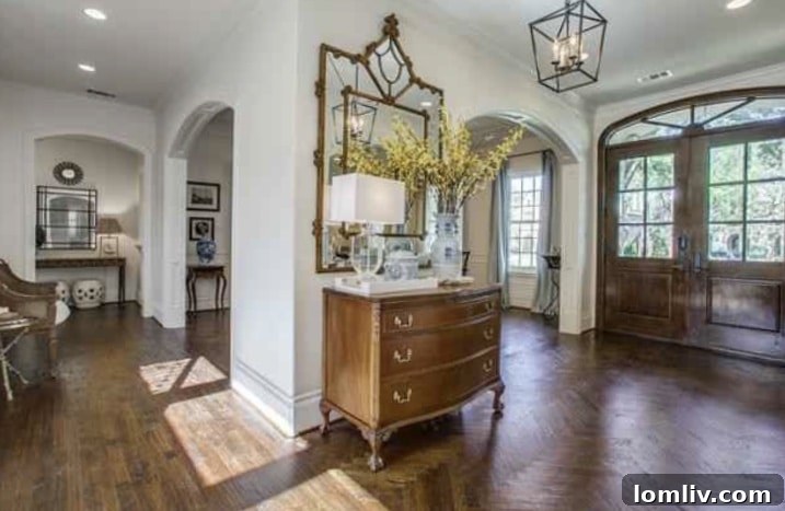 Spacious and Bright Formal Living Room with Elegant Decor at Bryn Mawr