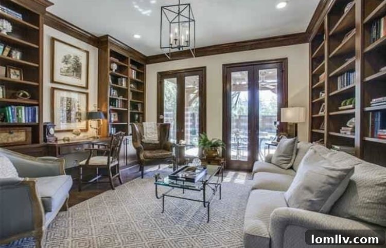Grand Foyer Showcasing Architectural Details and Flow to Main Living Areas
