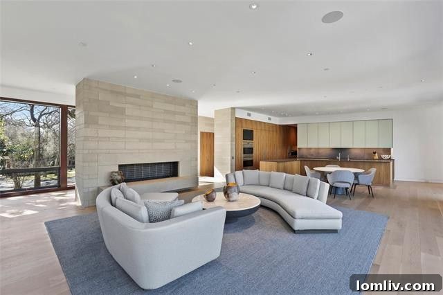 Preston Hollow Modern Home Interior View
