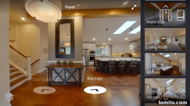 A smartphone displaying Zillow's 3D Home app, showcasing how agents can create virtual tours with mobile devices.