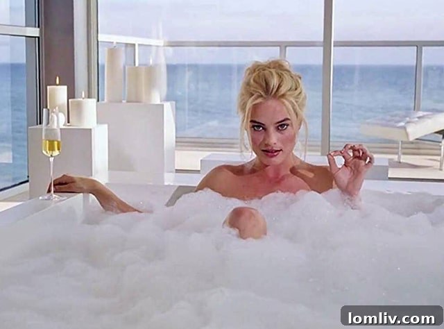 Margot Robbie breaking down finance terms in The Big Short.