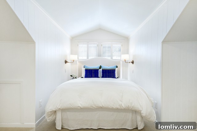 Tranquil Master Bedroom with Custom Built-ins at 3612 Herschel Avenue