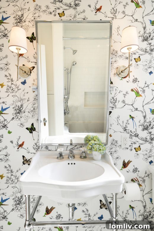 Elegant Master Bathroom with Marble Accents and High-End Fixtures