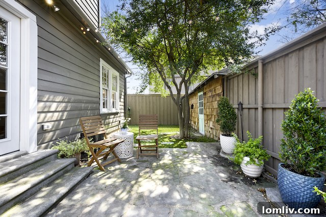 Private Backyard Oasis for Outdoor Entertaining in Oak Lawn