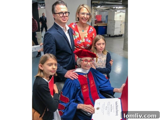Virginia Savage McAlester: Guardian of Heritage, Chronicler, and Advocate for Change 13 Virginia Savage McAlester with her stepson, daughter, and granddaughters Virginia and Clementine Adams, at her honorary degree ceremony