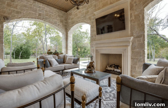 Elegant dining area in The Metairie with modern finishes