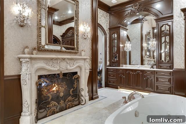 Spacious Walk-in Shower in Luxury Dallas Home