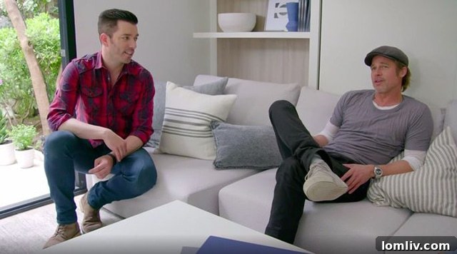 Brad Pitt turns home renovator on Celebrity I.O.U.