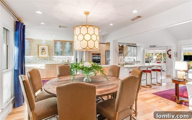 Inviting living room in the Lochwood ranch home, showcasing wide open spaces, crisp white walls, and elegant furnishings